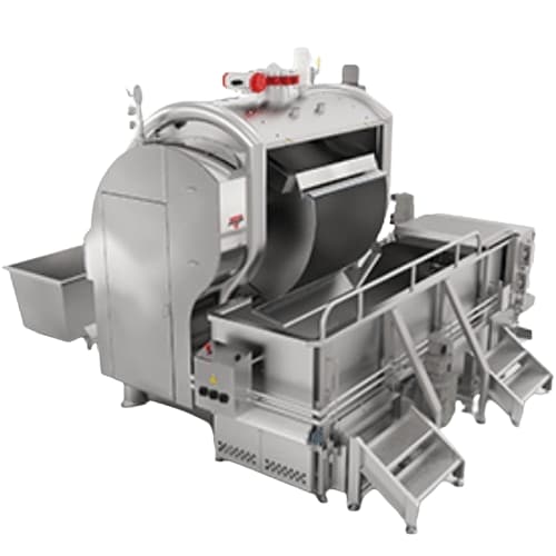 Industrial dough mixing system for bakeries