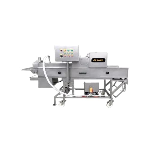 Automatic crumb breading machine for food production