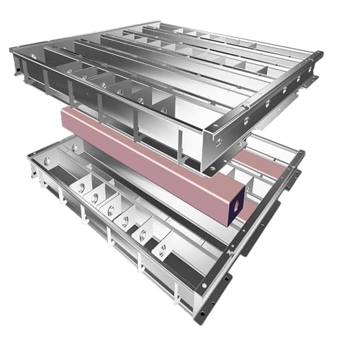 Multimolds for shaped ham logs