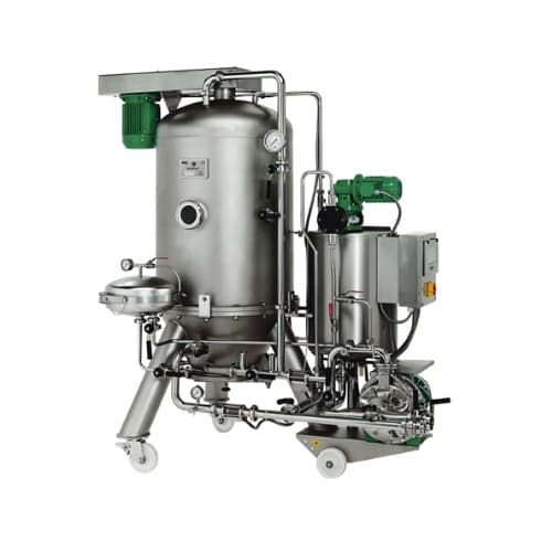 Horizontal plate filtration for fruit juices