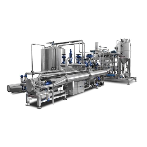 Cold extraction system for fruit and vegetable purees