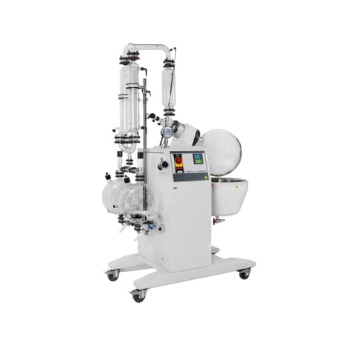 Rotary evaporator for large-scale industrial distillation