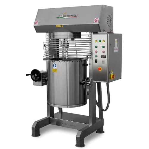 Planetary cooker for medium-high density mixtures