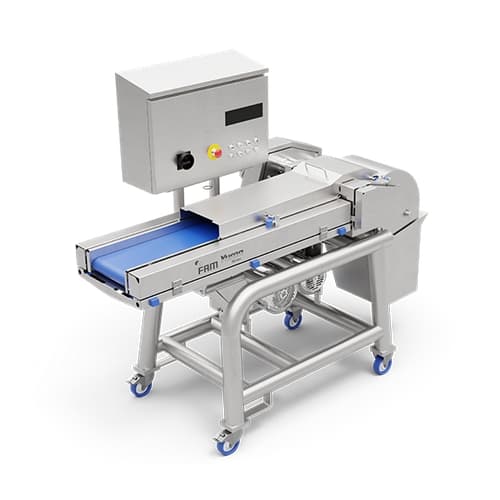 Belt-fed dicer for meat and poultry products