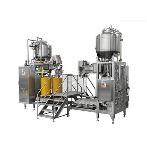 Aseptic filler for liquids and semi-concentrates