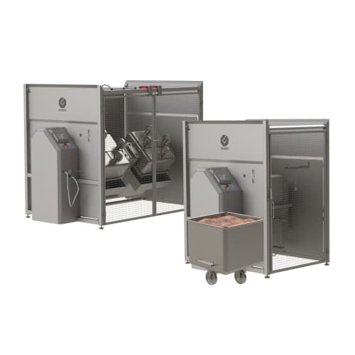 Eurobin tumbler/mixer for meat processing