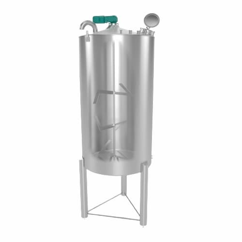 Juice storage tank with hygienic and cooling options