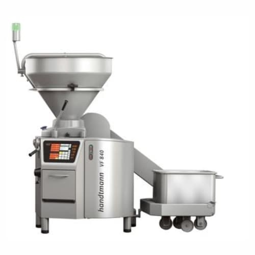 Vacuum filler for sausage and ham production