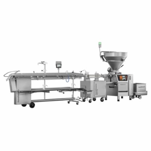 Automated sausage filling and portioning system