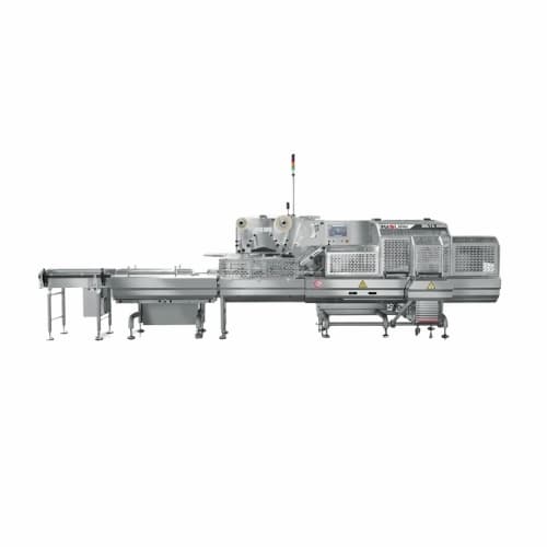 Map flow wrapper for chilled food packaging