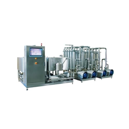 Crossflow filter for liquid filtration in food industry