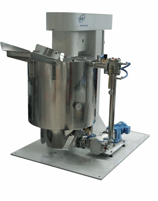 Mixer and refiner for chocolate compound