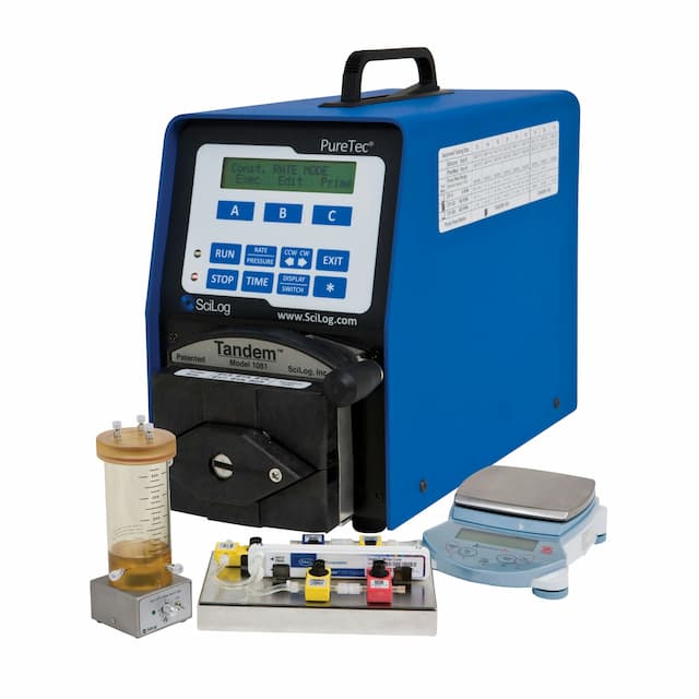 Lab scale tangential flow filtration system