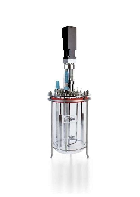 Autoclavable glass bioreactor