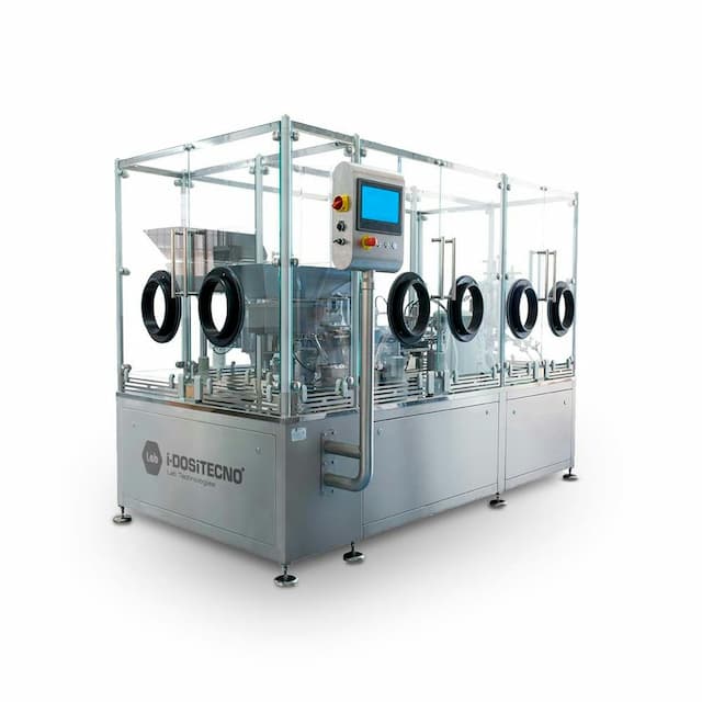 Sterile filling line for injectables