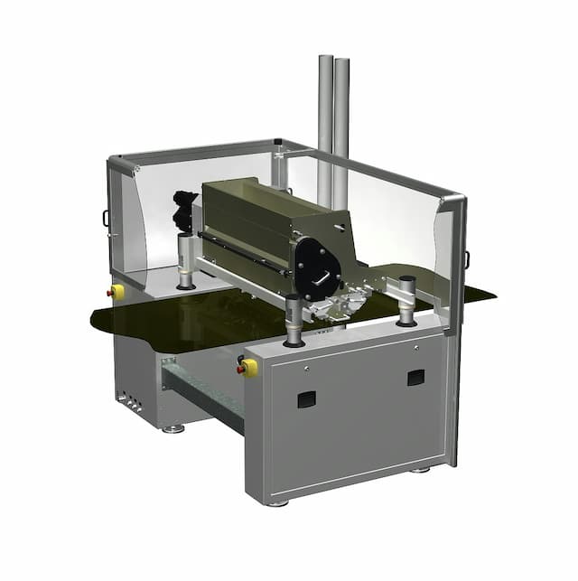 Depositor for bakery products with vertical head movement