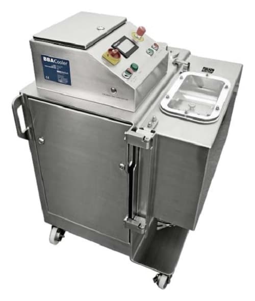 Laboratory GMP cooler for hot melt extrusion