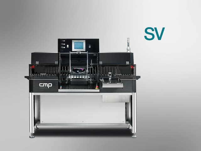 Semi-automatic inspection machine for ampoules, vials or cartridges