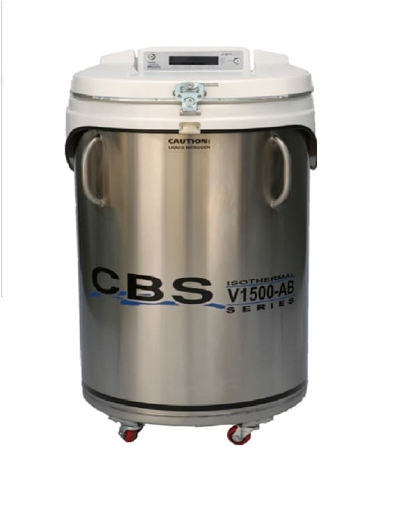 Liquid nitrogen freezer for safe and dry storage of your samples