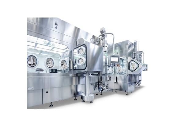 Aseptic automatic vial filling machine