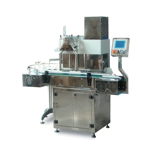 Automatic filling line for solid doses