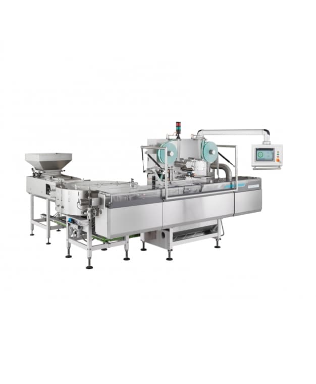 High-speed flow pack wrapping machine for hard candy and jellies