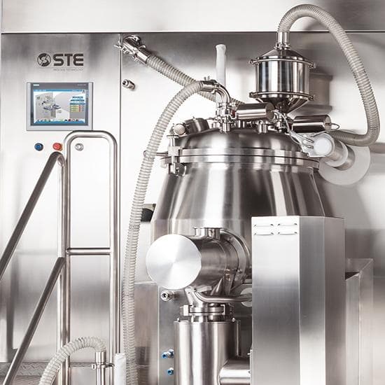 Industrial high shear mixer granulator for drug formation