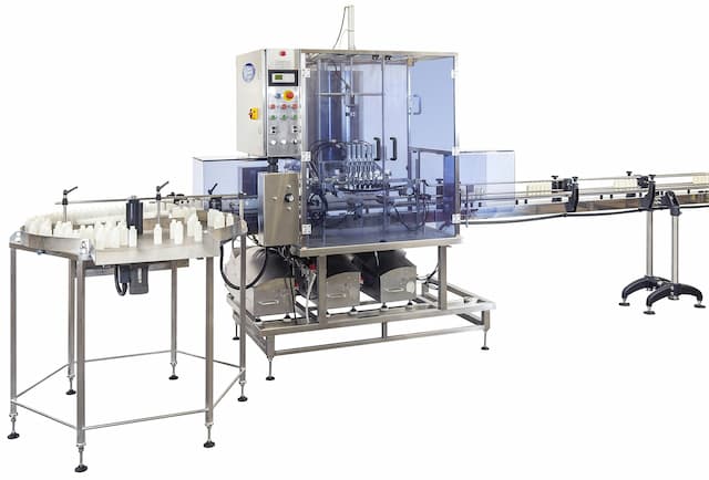 Up to four head automatic filling machine