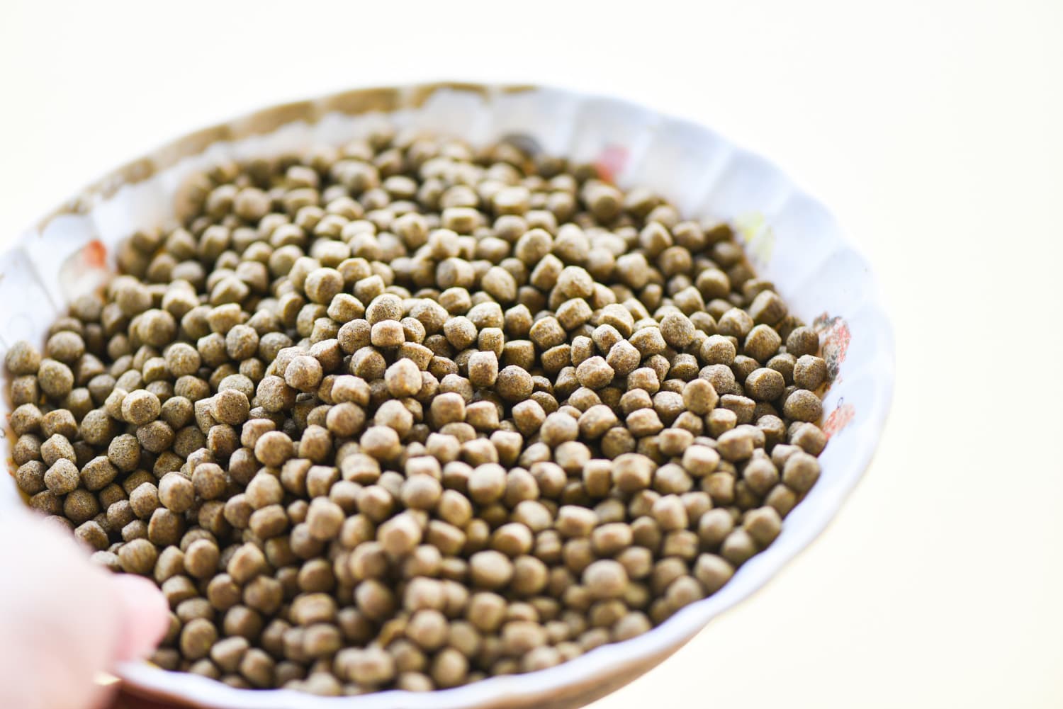 brown pellets for fish feed