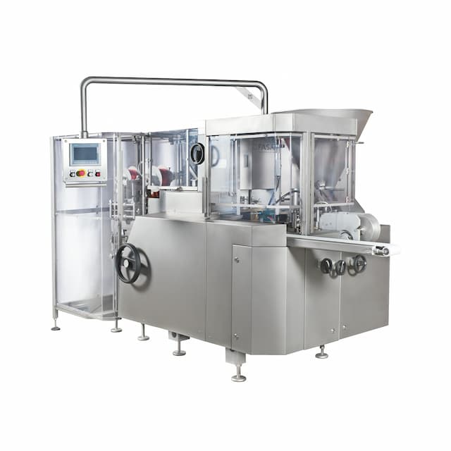 Foil wrapping machine for cream cheese