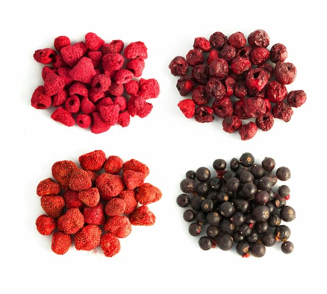 Freeze dried berries