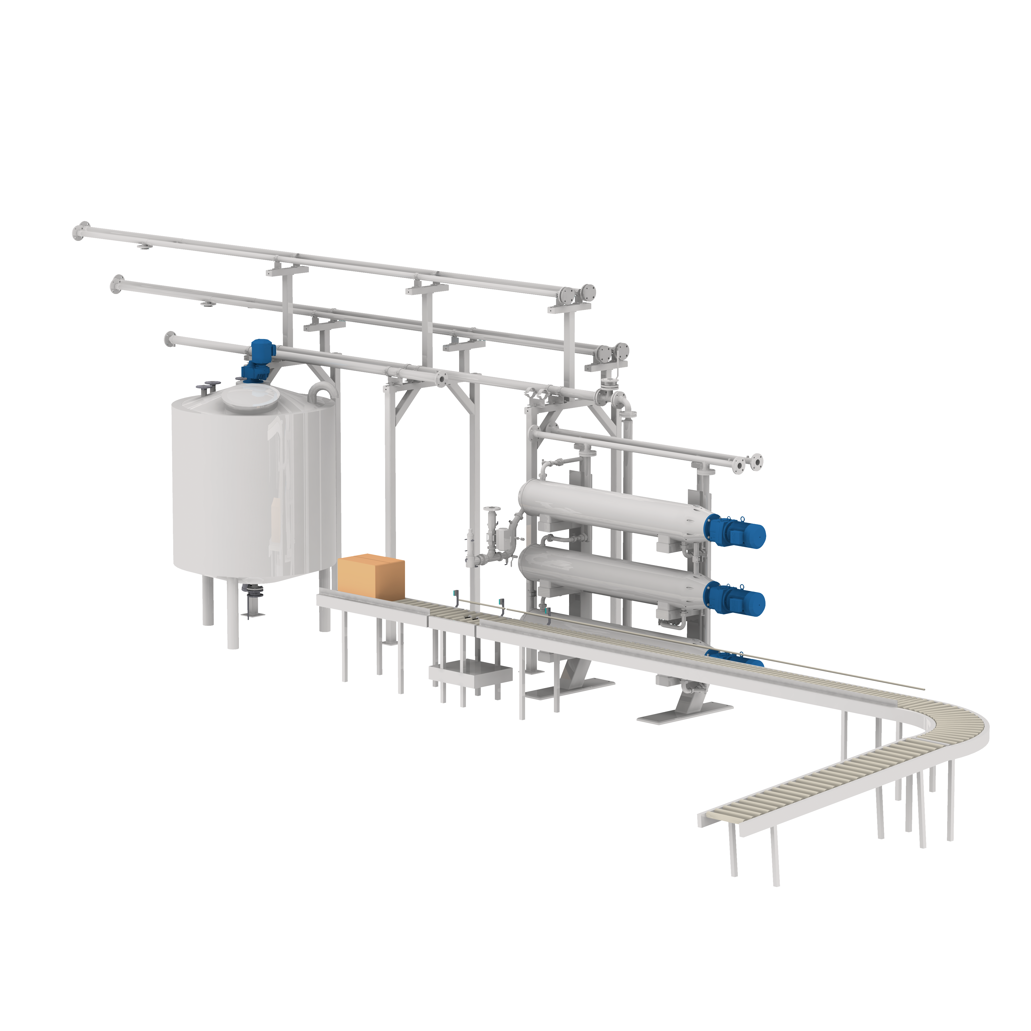 Cocoa butter filter-liquor blocking line