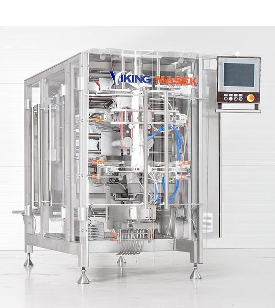 Bagger with mechanical driven jaw actuation