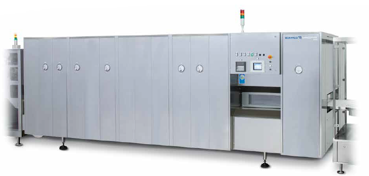 Depyrogenation tunnels for ampoules, vials and bottles