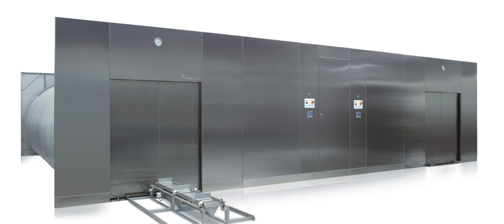 Superheated water shower autoclave