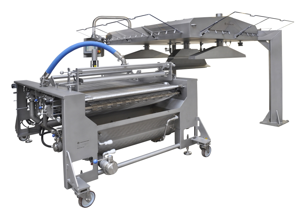 Hygienic chocolate coating machine