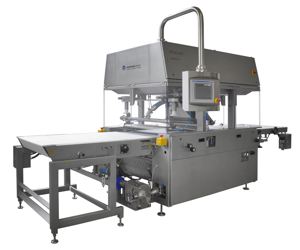 Chocolate coating machine