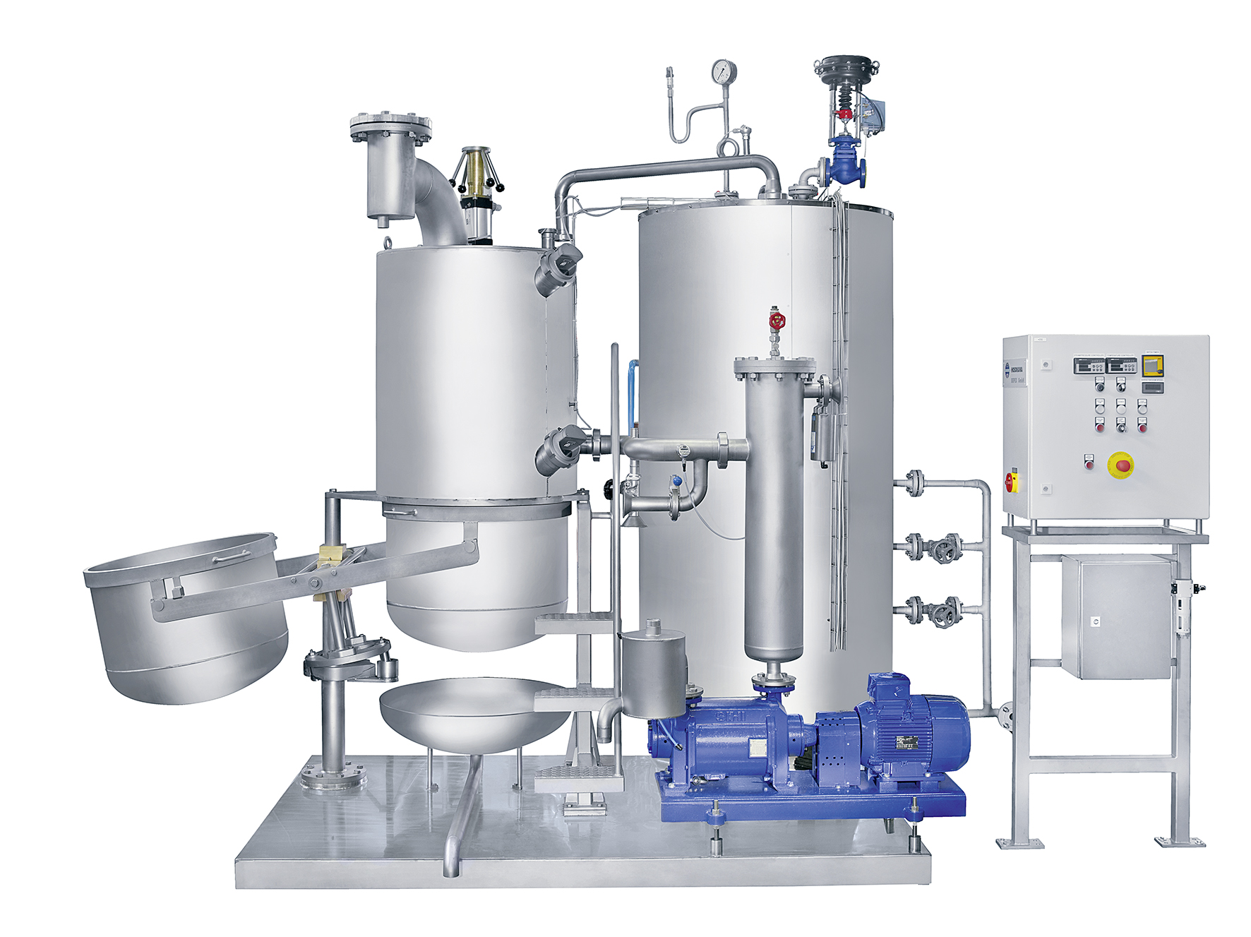 Batch cooker for hard candy