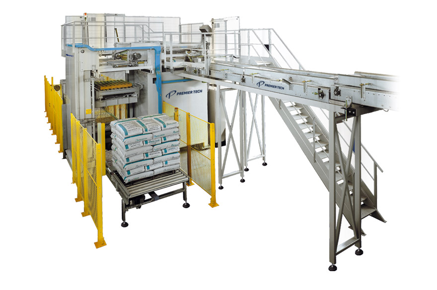 High-level layer palletizer