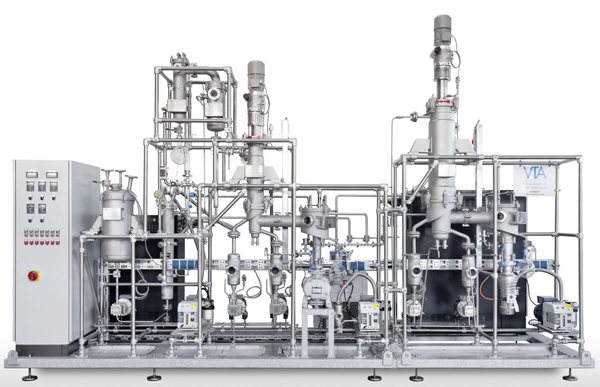 Pilot short path distiller