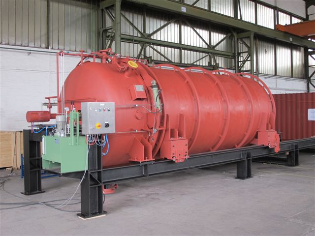 Horizontal pressure leaf filters