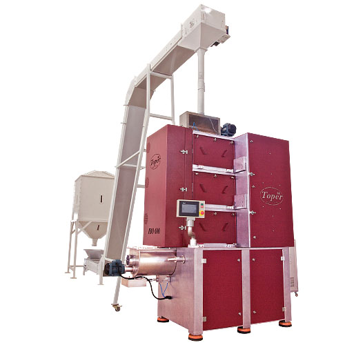 Roll mill for coffee beans