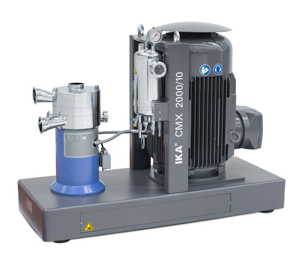 Inline batch mixer for solids and liquids