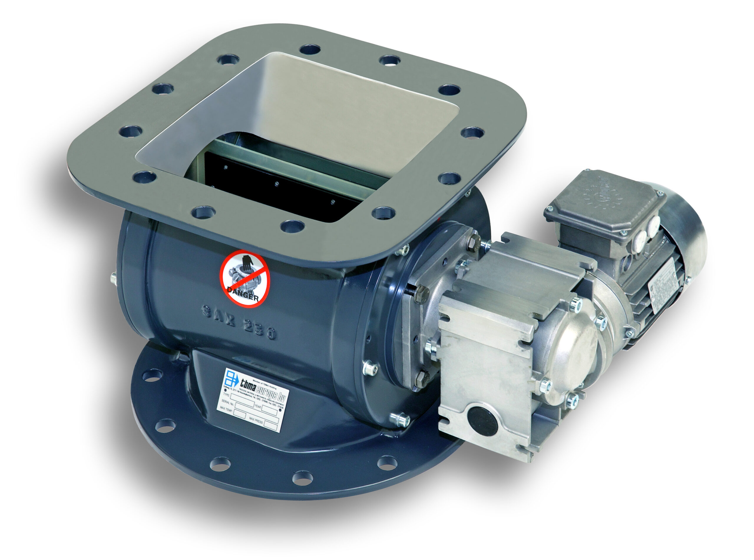 Light duty rotary dust valve