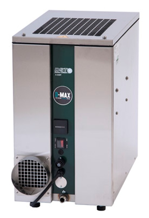 Sorption dehumidifier with air-chilled condenser