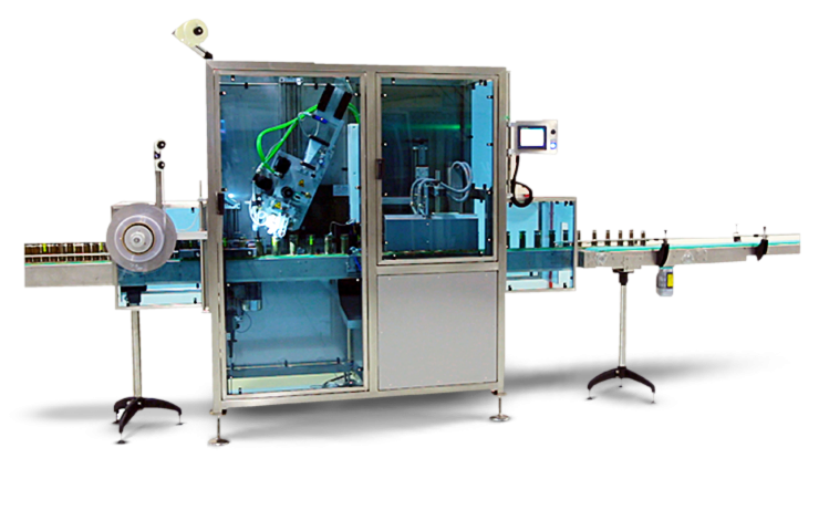 Compact shrink sleeve applicator