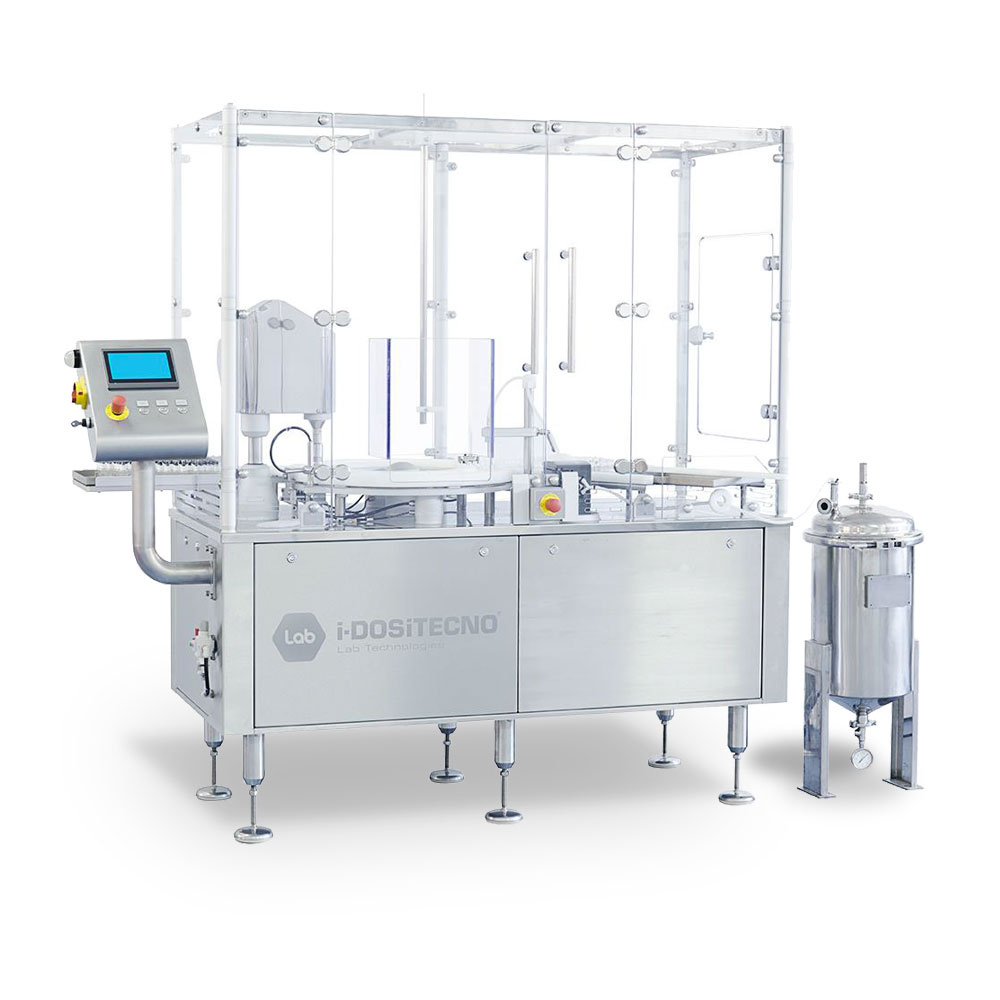 Table top sterile filling line for injectables