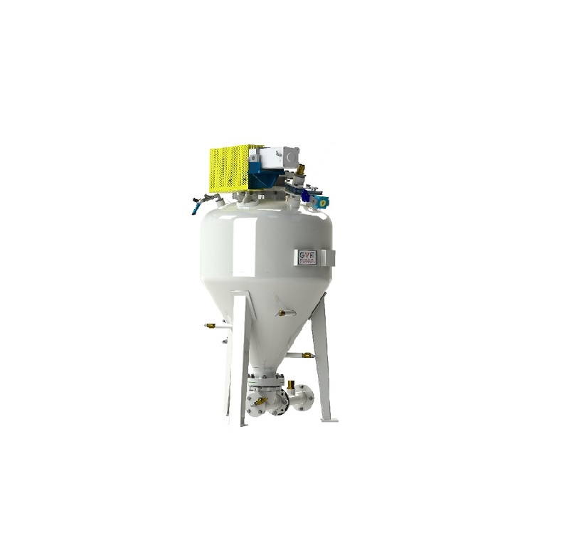 Dense phase conveyor for normal wearing materials