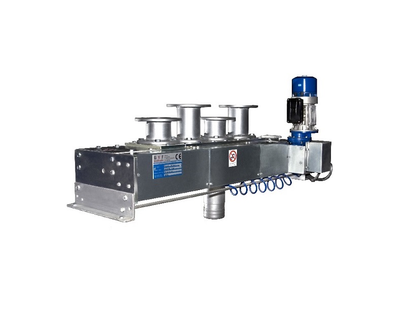Multi-way diverter valve for pneumatic conveying