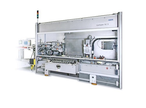 High-capacity horizontal cartoner for pharma and cosmetics appliances